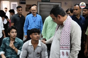 CM Bhajan Lal Sharma SMS Hospital Jaipur Surprise Inspection Dhanwantari OPD