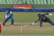 Chamika Karunaratne Run Out