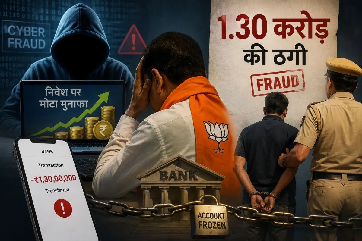 BJP Leader Cyber Fraud,udaipur