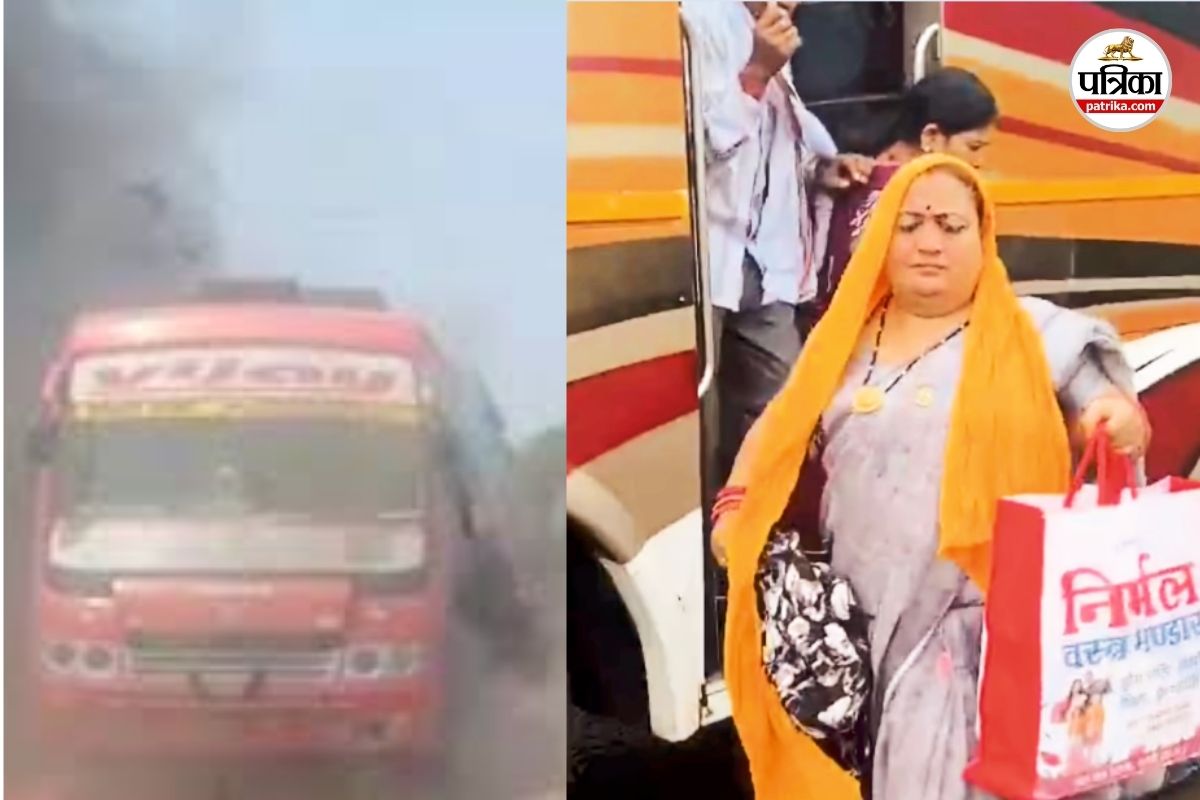 40 passengers rescued bus fire