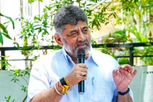 dk shivakumar to take oath as karnataka cm today.
