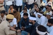 Dacoit Jagan Gurjar family members protest