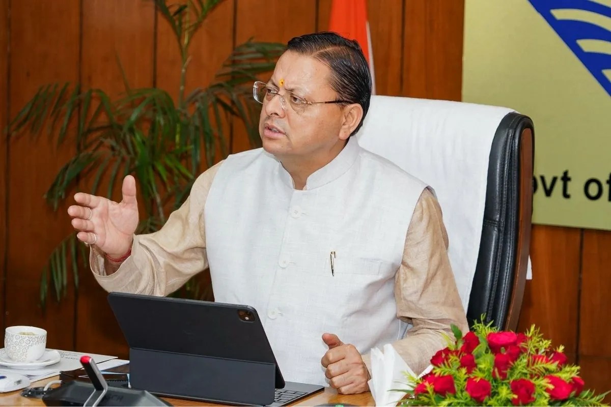 CM Pushkar singh Dhami, Niti Ayog meeting