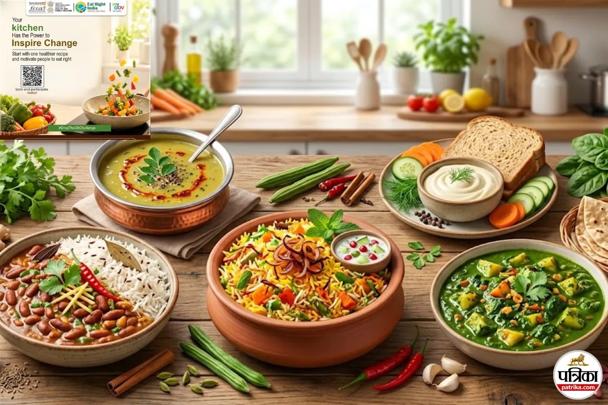 FSSAI India Healthy Cooking, Oil Free Celebrity Chef Recipes