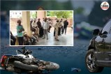 Dungarpur car bike collision rider tragically dies body kept in mortuary