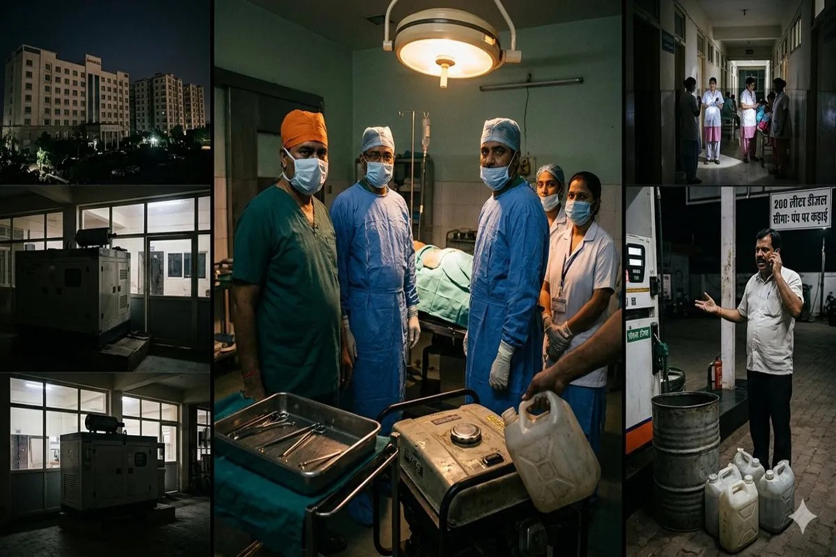 electricity cut in hospital