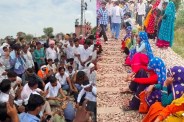 Gangapur City farmers protest