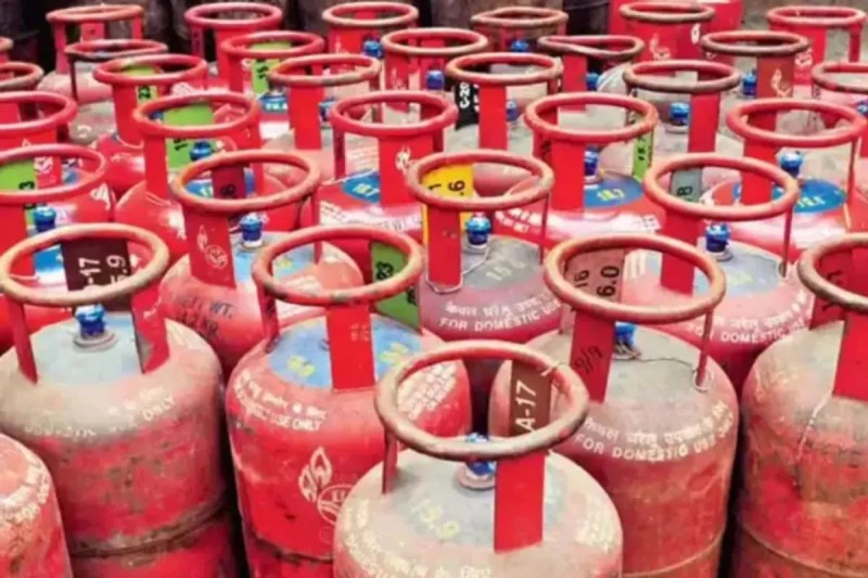Domestic LPG cylinder price hike in India.
