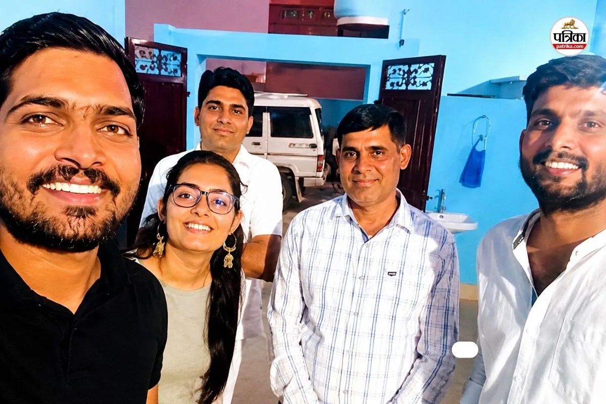 Hanumangarh Lunaram Chaudhary 2 son daughter doctors 8 gaon children Inspired cracked NEET