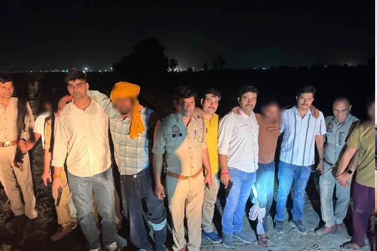 Hapur police encounter, Businessman Narendra Agarwal Hapur, Suspended UP police constable arrested, UP crime news