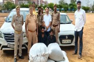 Ganja smuggling in sonbhadra