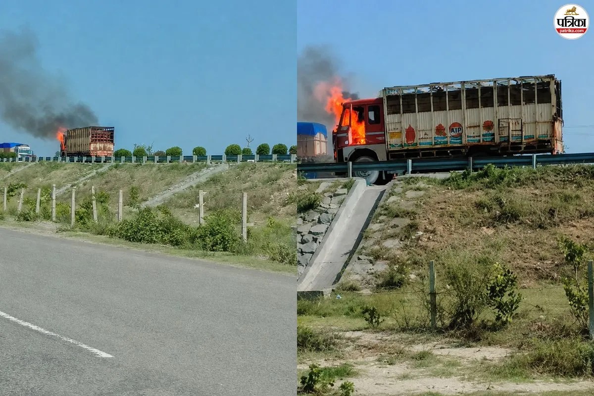 Jaipur Truck Fire