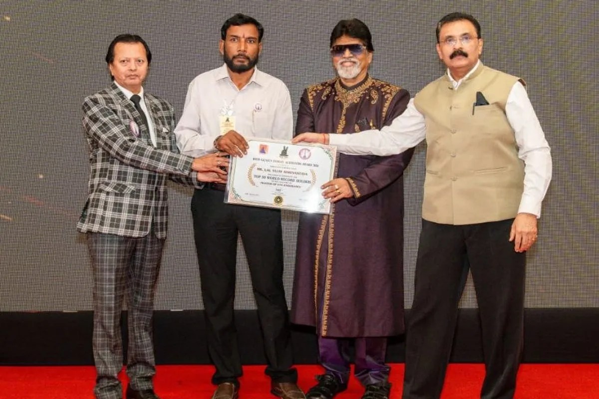 Lal Vijay Shrivastava, Record holder Lal Vijay Shrivastava