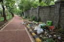 जेयू का ऑक्सीजन ट्रैक बना 'डंपिंग यार्ड',