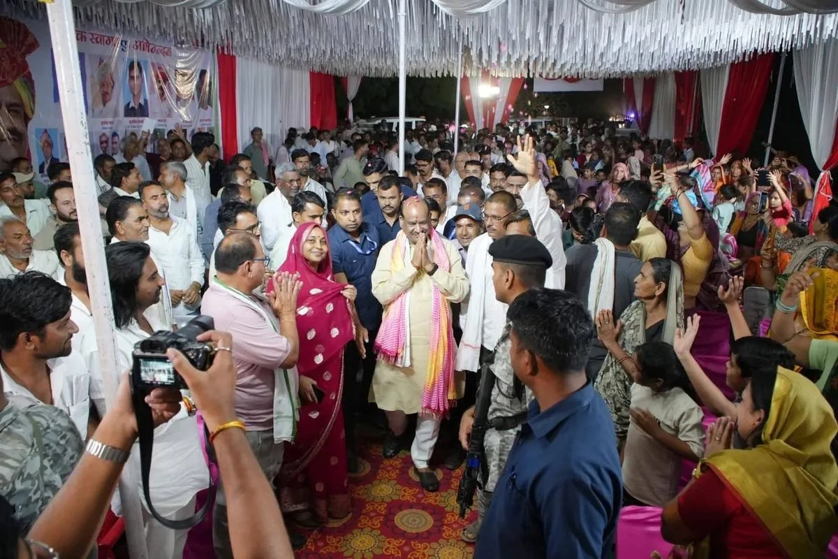 Lok Sabha Speaker Birla's Night Chopal