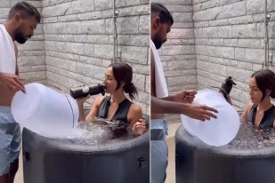 Mahieka Sharma and Hardik Pandya