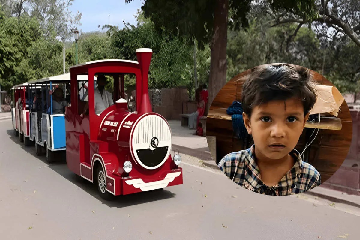 Mandore Garden Toy Train Accident