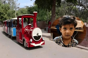 Mandore Garden Toy Train Accident