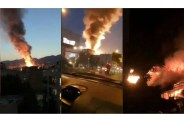 Tehran explosion visual near foreign ministry building