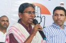 Statements by Congress leaders regarding the battle for the Rajya Sabha seat from MP