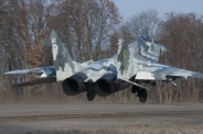Russia attacks Ukraine airforce, Ukrainian MiG-29 destroyed, Voznesensk airfield strike, Mykolaiv region attack, Geran-4 loitering munition, Russian suicide drone, Poltava region plane crash, fighter jet refueling shelter, Russia Ukraine war 2026,