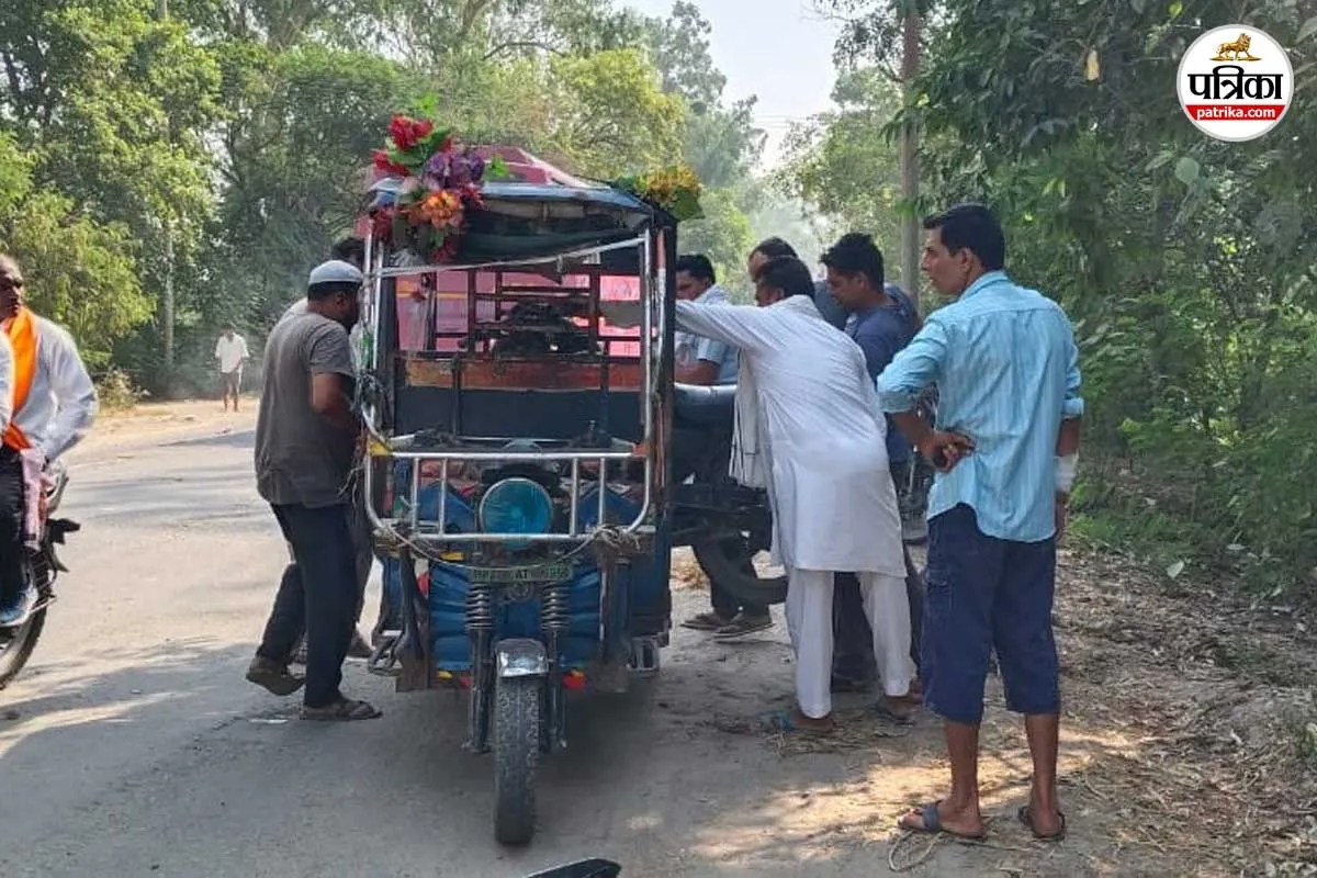 गंभीर हालत में अस्पताल किया गया रेफर