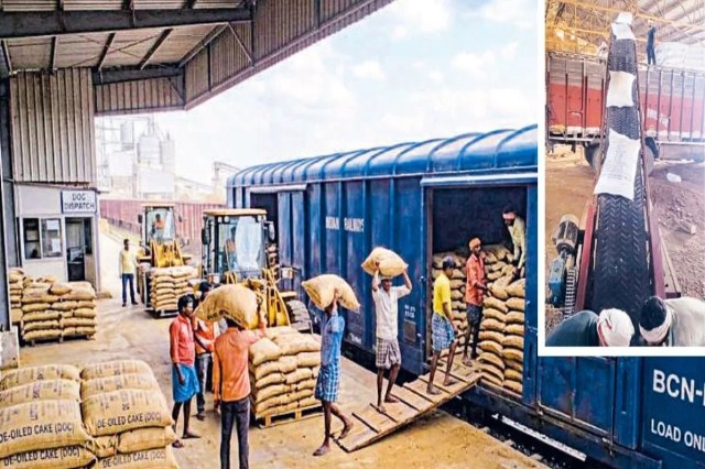 Morena Mustard oil Export by indian railway