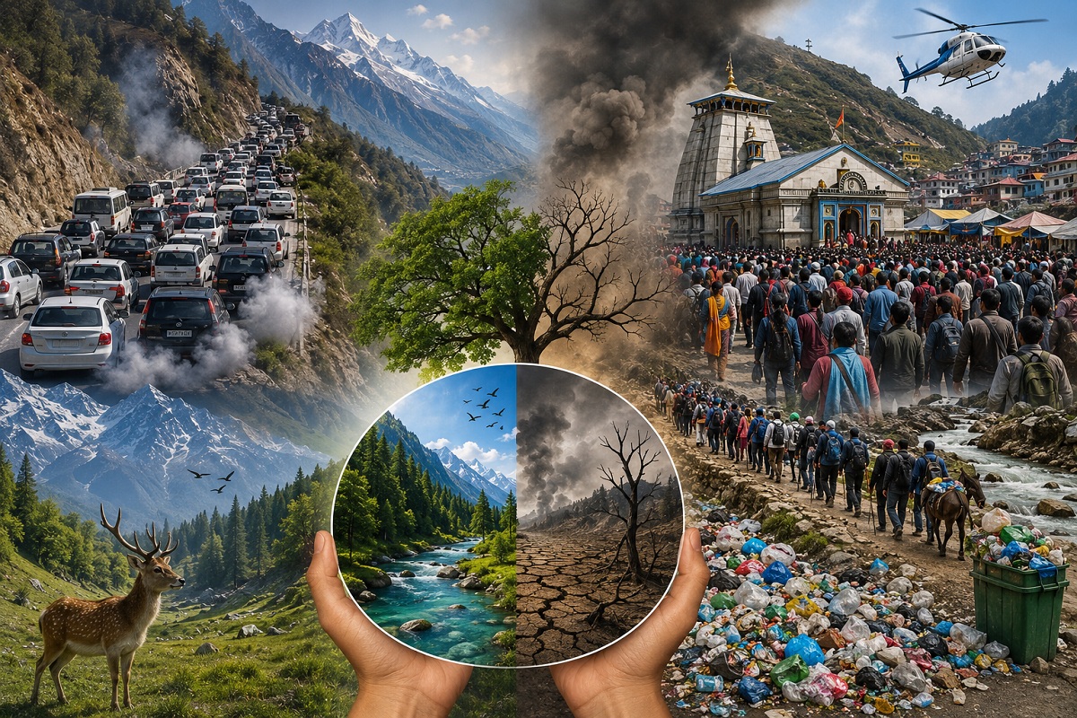 Mountain pilgrimage and environmental contrast