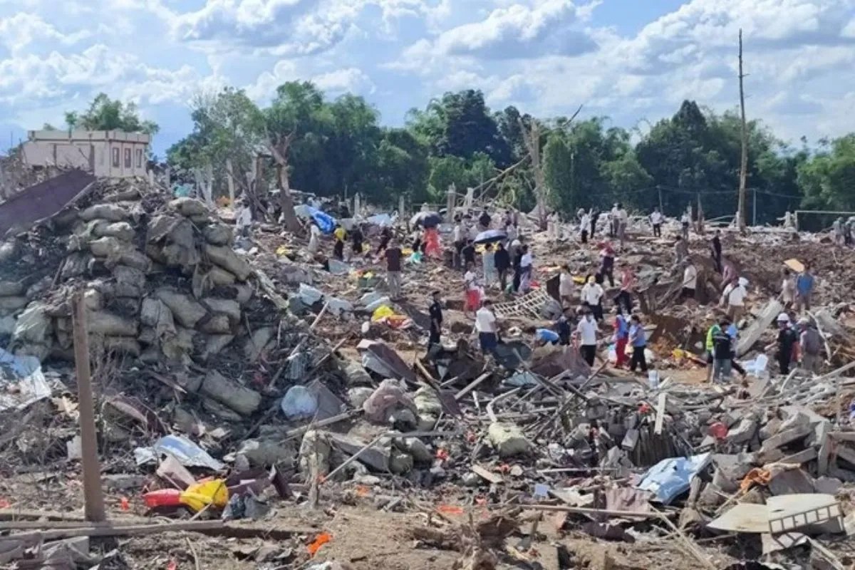 Blast In Myanmar