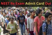 NEET UG 2026, NEET Re Exam Admit Card out