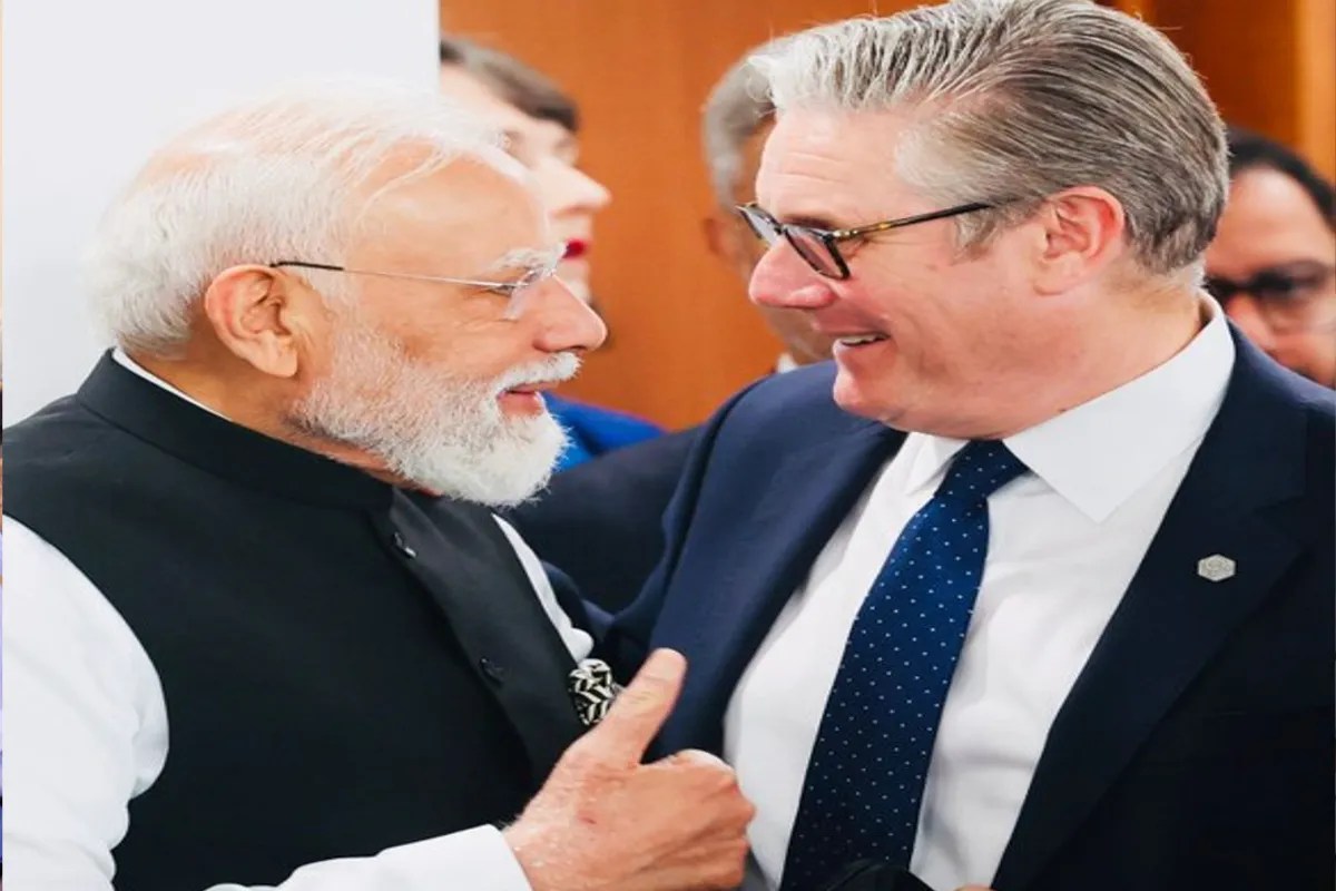 Narendra Modi Keir Starmer