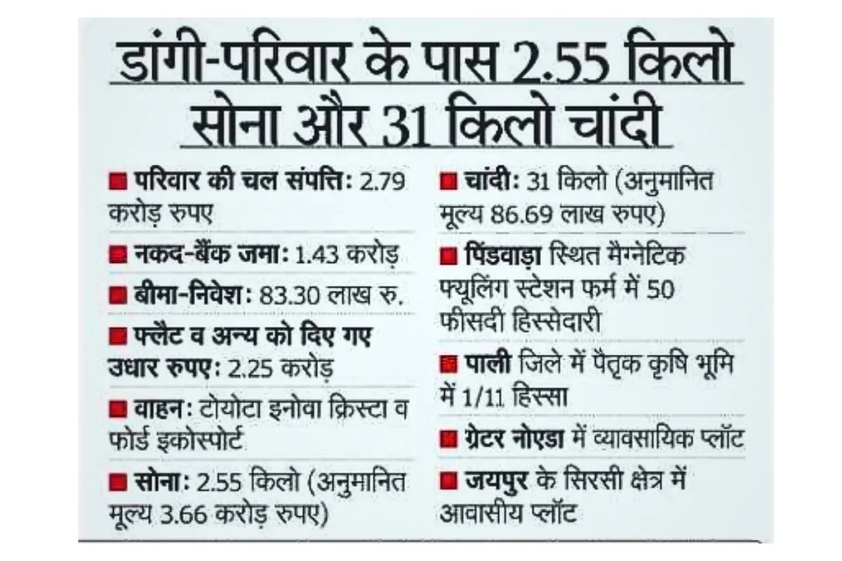 नीरज डांगी की कुल संपत्ति 