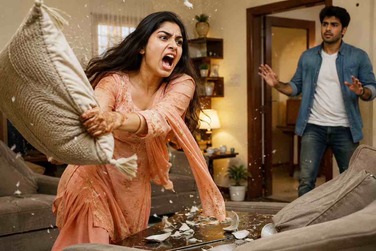Girlfriend-boyfriend fight: