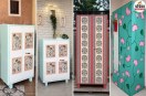 DIY Almirah Makeover At Home, Iron Almirah Decoration Ideas