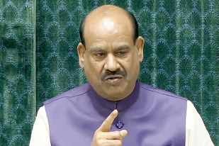 Om Birla urges youth to become job creators.