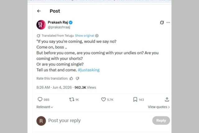 Prakash Raj vs Pawan Kalyan