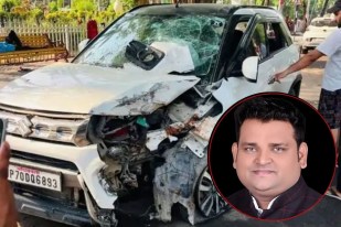 Samajwadi Party leader death, Ratnesh Yadav accident Prayagraj, UP crime news, UP police,
