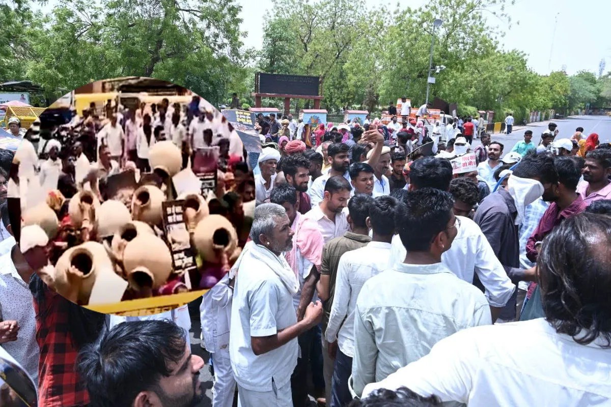 Protest in Jodhpur over water crisis