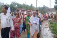 Protest of Liquor shop