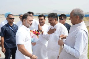 Rahul Gandhi in Pushkar