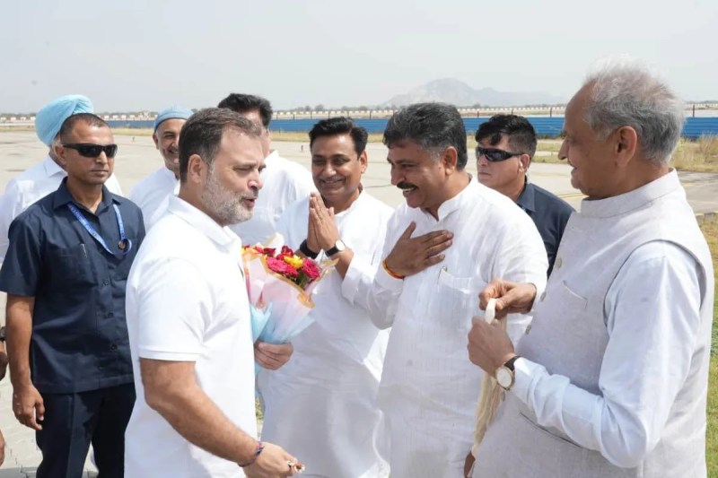 Rahul Gandhi in Pushkar
