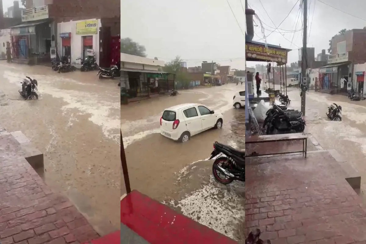 Rain in Sriganganagar