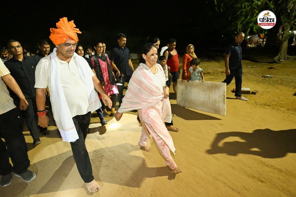 Rajasthan CM Bhajanlal Sharma Govardhan Giriraj Dandwat Parikrama Punchari Ka Loutha 3