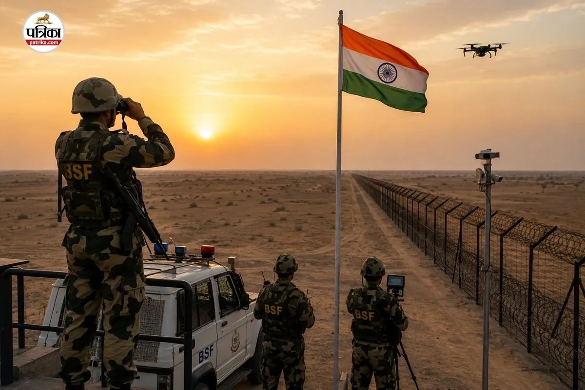 Rajasthan Pakistan Border Security Blueprint 50 KM Watch Zone BSF MHA Action