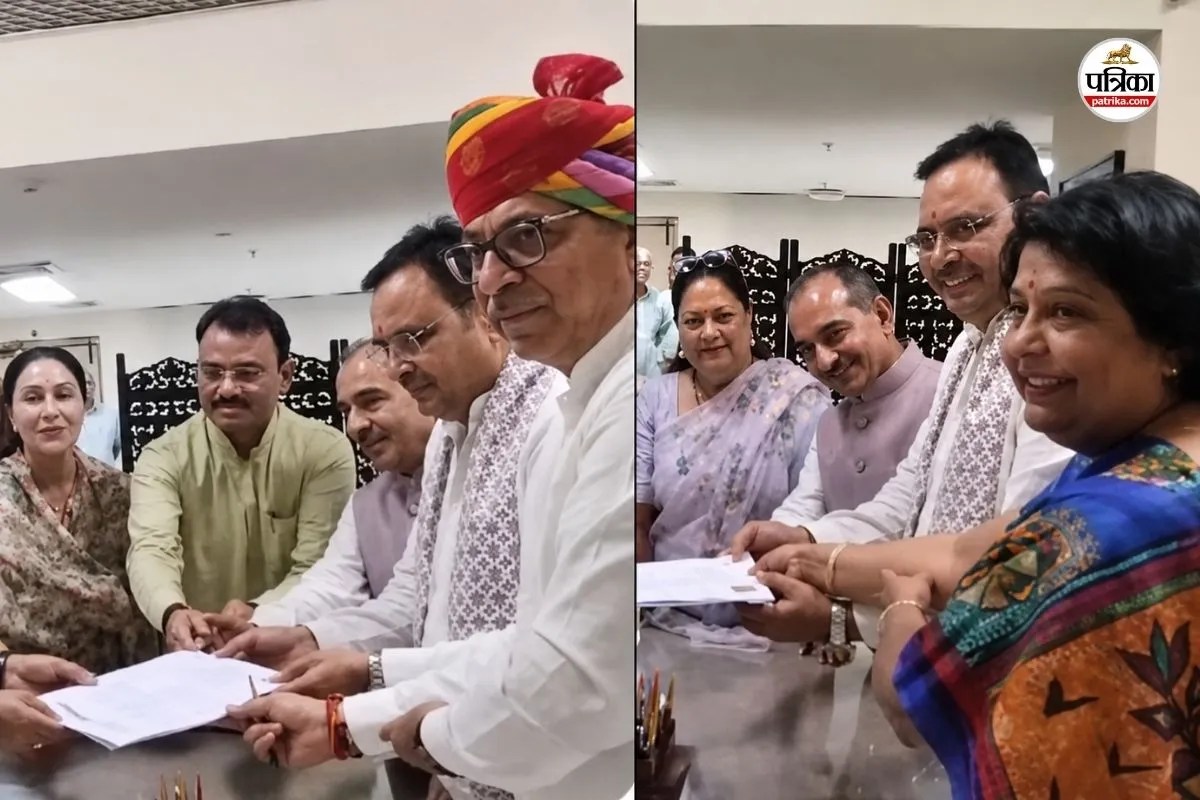 Rajasthan Rajya Sabha Election 2026 Satish Poonia Alka Gurjar Filing Nominations