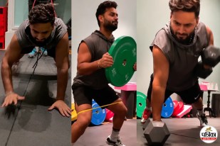 Rishabh Pant fitness routine