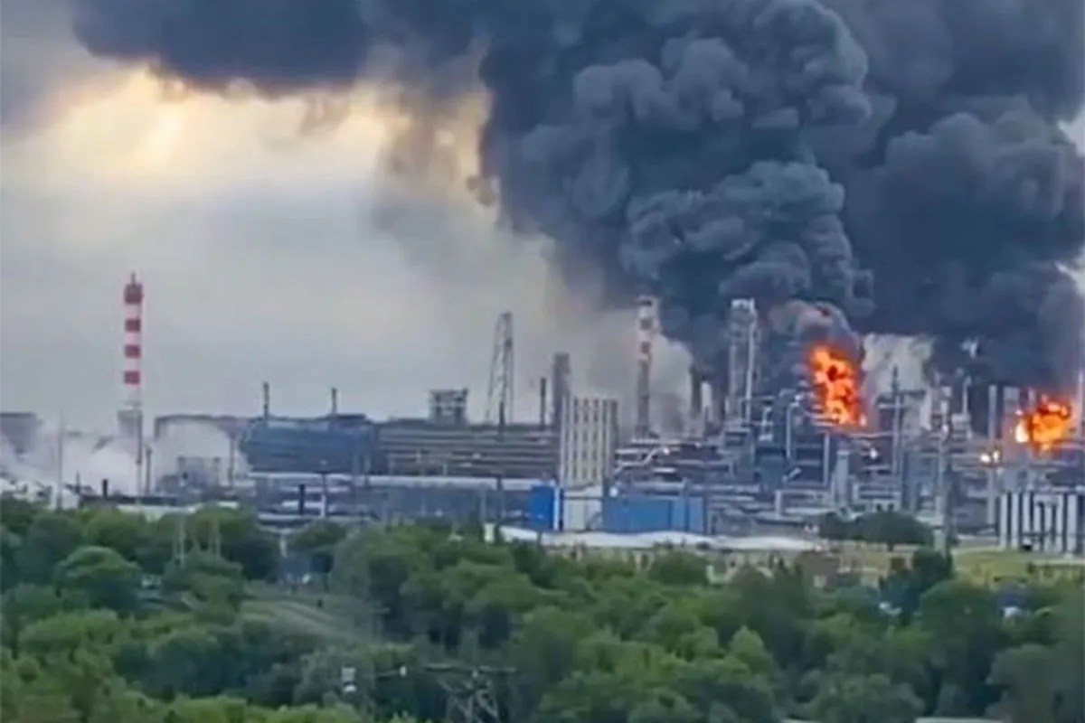 Russia Refinery Attack