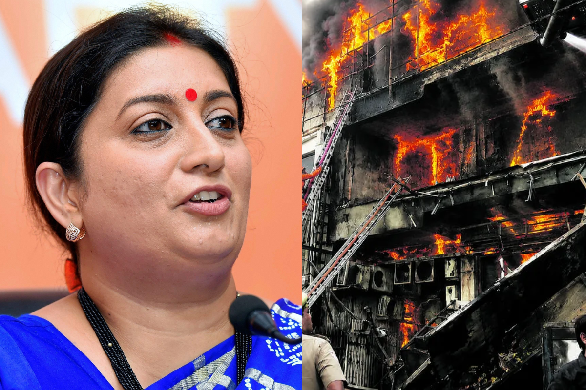 Smriti Irani Reacts To Lucknow Coaching Centre
