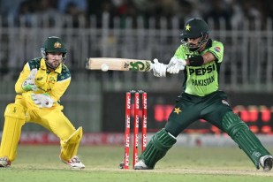 Babar Azam Playing Shot