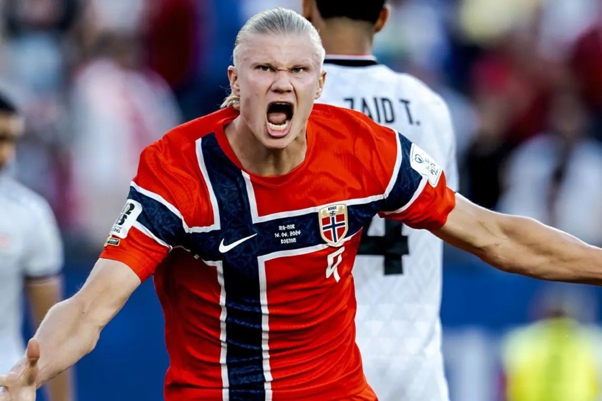 Erling Haaland has scored his first-ever World Cup goa